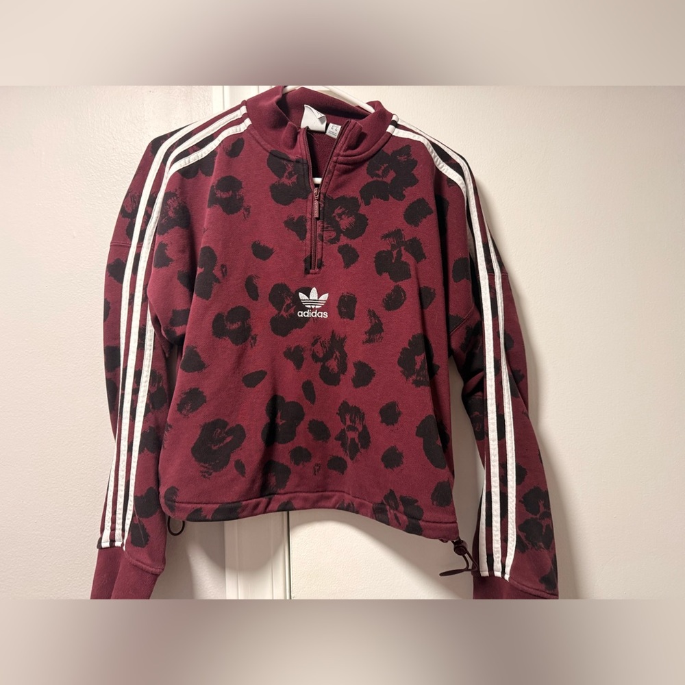 Womens Adidas Originals Bellista Allover Print Sweatshirt